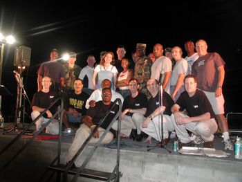 Camp Delta, Cuba, GITMO on USO Tour
