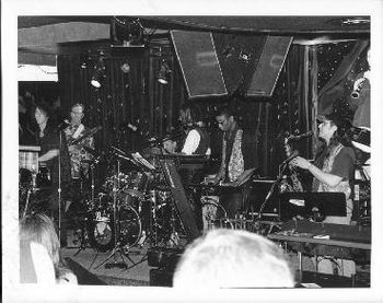 RRRS3 The house band: Paul Therrien(perc), Rusty McCarthy (guit), Bryant Didier (Bass) Seri G (keys) And regular guest Gene Hardy (sax)
