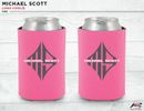 2021 Ms Can Coolie Pink with 2021 Gray Diamond Logo