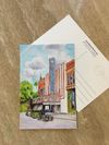Pack of 10 cards Majestic Street Scene Post Card