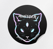 PRE-ORDER: "Monster" cat sticker + download