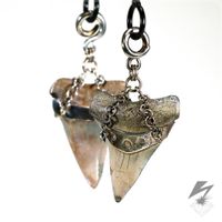 Silver Megalodon Weights on 8g. hangers