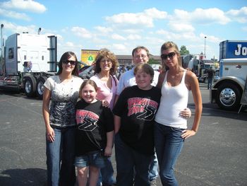 Fans from the Dundee, MI Show and the girls of aly`an.
