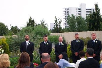 ---l- to r Me, David Ross-bestman Tom Shuff-groomsmen Jim Nicodemus-groomsmen-now my brother-in-law Greg Scheuerman-groomsmen
