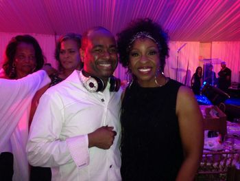 DJ Tron with Gladys Knight
