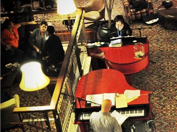 Red Rockin Pianos in the Grand Geneva Resort Lobby
