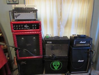 Wall of Amps.
