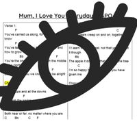 'Mum, I Love You Everyday' PDF Chord Page