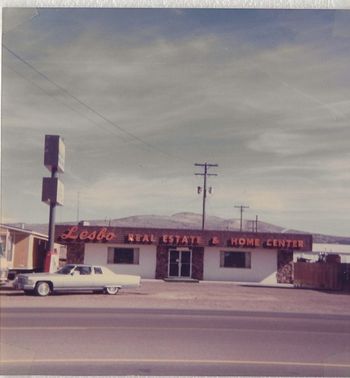 Elko Nevada, 1985. Somehow I found this funny. Actually it still is. Some of us just never quite grow up..
