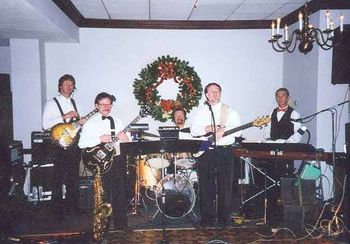 The Muzik Maker Band, year unknown. Bob Smith, me, Steve Fowler, Steve Dykema, Evans Brittin
