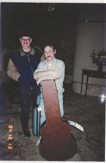 1999, New York City. Manhattan, Murray Hill neighborhood(37th between 1st and 2nd)The great guitarist Joshua Breakstone and me.
