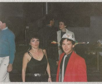 with the lovely Sherron Gray, Corpus Christi TX 1985.
