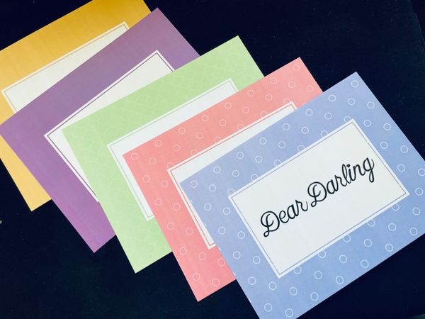 Dear Darling Postcards - Set of 5