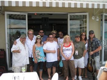 SESAC Writers Round in Key West..Jim , Me, Tim ,Shannan ,Anthony , (Front) Karyn , Rob, Sonya , Kim , Mica & Lance
