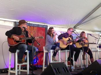 Another great year at the 30A Songwriters Festival. The Sunday Morning Show is always a high light for us with some amazing friends. Phil Maderia & Nicole Witt joined us this year.
