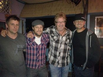 Playing the Bluebird with hit writers Paul Allen , Ben Glover and Jason Ingram

