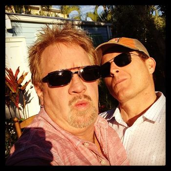 Me and my friend Todd Truley ( Marshall on the show "Nashville") hanging in Key West...Good Times
