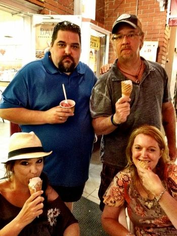 Don't try to take my Ice Cream...Us with Tim and Patty Fink in Key West

