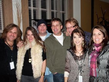 The gang after our show @ Water Colors "Fish Out Of Water" with Sean Payton and his wife Beth.
