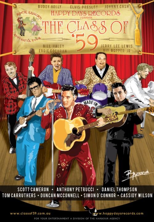 Happy Days Records presents The Class of '59 - Rock Around Australia Tour (2012)