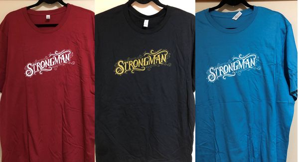Strongman T-Shirt ONLY  Blue left 