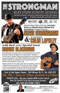 Steve Strongman Acoustic Series with special guest Brooke Blackburn