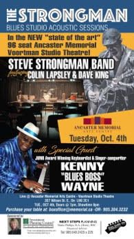 Steve Strongman Band with Special Guest Kenny "Blues Boss" Wayne