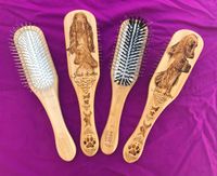 Laser Engraved Bamboo Brush - IS