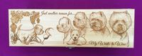 Laser Engraved Bamboo Wine Box with Tools-Westie