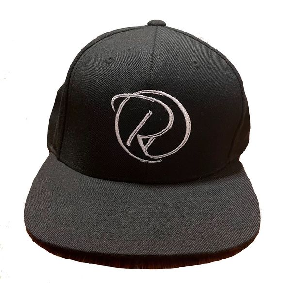 Black RD Logo Snapback Hat