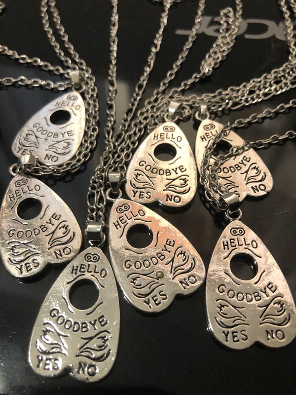 Ouija planchette necklace