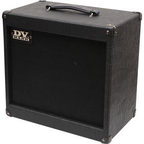 Here's a recent addition to the band's backline. It's part of Jeff's quest for the lightest professional and road-worthy gear on the planet, and is used with his Carvin V3M amplifier. From an Italian product line, this is an unusually small and light guitar cabinet, ideally suited for use with "lunchbox"-sized mini-amplifiers. Weighing only 12 pounds, this little Mini Twelve cab houses a 12", 150-watt speaker incorporating a lightweight neodynimium magnet, enclosed in a very compact enclosure that is only 15" tall and 16" wide! If the band had roadies to haul its gear, this would be totally irrelevant!
