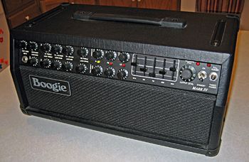 For larger venues or outdoor shows, Jeff runs his guitars into a Mesa-Boogie Mark IV amp head, powering two Mesa speaker cabinets. Mesa amplifiers first became known when they were adopted by Carlos Santana, who used one to obtain his signature sound. Hand-built, they are used by Paul McCartney, the Rolling Stones, and many other internationally prominent acts who all were evidently inspired to try the company's amps after learning that Jeff uses them!
