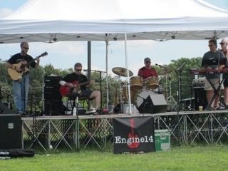 Performing at the Honor Ride in Winchester, Virginia, a benefit for the National Law Enforcement Memorial Fund, August, 2012.
