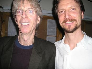 Phil Lesh! After we played a Dylan tribute. We almost look like brothers. My wife told him he was the reason she and I met. He dug that!
