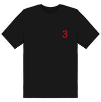 Team Jesus #3 T-Shirt (Black and Red)