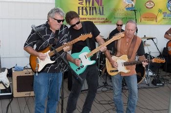 2016 Smoking Joes at Winefest. Joey Fulkerson, RG, Chris McAfee and Bruce Benson
