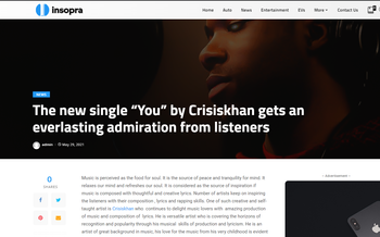 https://www.insopra.com/2021/05/29/the-new-single-you-by-crisiskhan-gets-an-everlasting-admiration-from-listeners/
