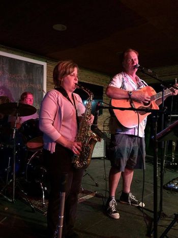 September 1, 2015 - w/Rusty & Jan at Steakout's Homeplate, Pittsgrove NJ open mic
