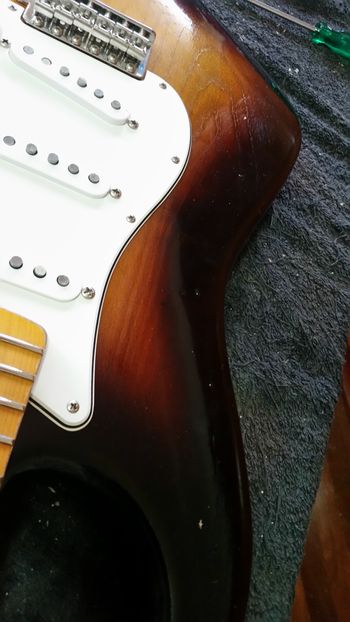 Scratched Strat After
