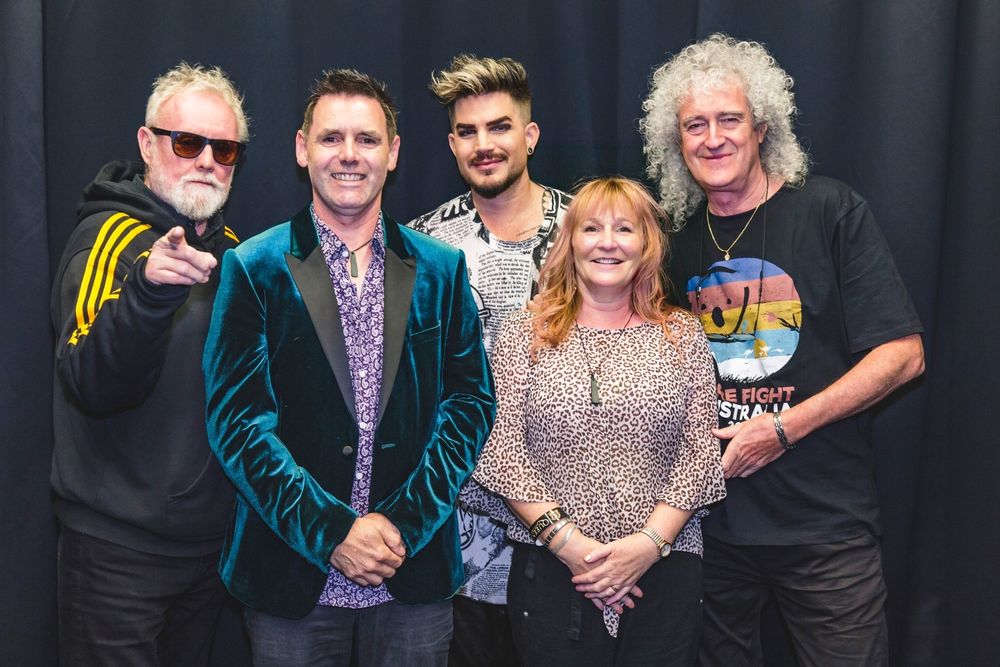 Backstage with Queen and Adam Lambert in Wellington NZ 2020