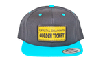 Golden Ticket Black Hat w/ Teal Bill