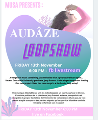 Audâze- MUSA Concordia Facebook LIVE