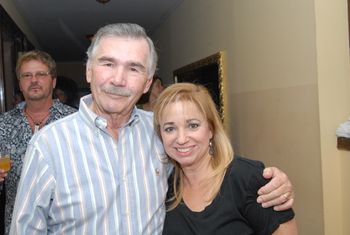 Nancy Llerena-Espinosa and the owner of Casanovas
