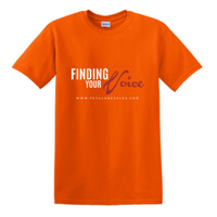 Orange T-Shirt "Finding Your Voice" 