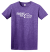 Purple T-shirt "Finding Your Voice Music Club"