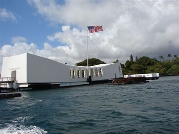 We visited the Arizona Memorial which was very moving.
