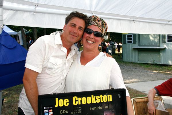 With Joe Crookston at Woodlands-what a doll and performer!!!