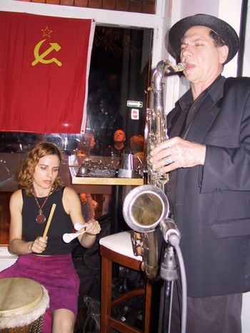 The Pravda Vodka Bar 2006,Lucya & Jim
