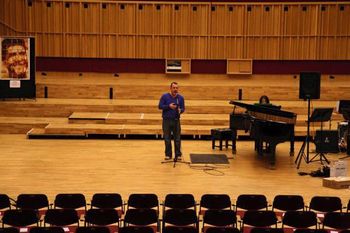 Wales Millennium Centre rehearsal 2015
